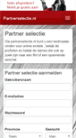 Mobile Screenshot of partnerselectie.nl